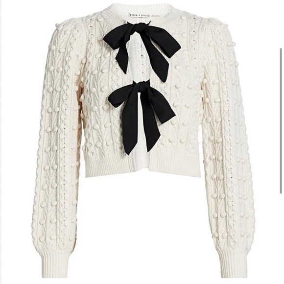 Alice + Olivia Bow Sweater - Picture 2 of 5